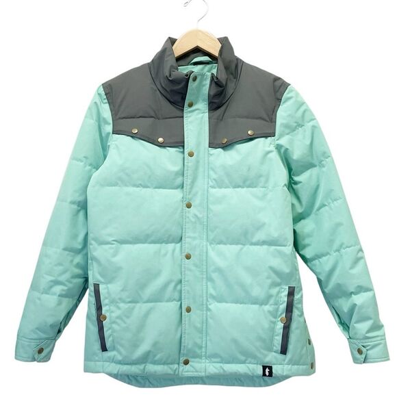 Cotopaxi Tianjin 650F Dridown Canvas Jacket in Mint Slate Size XS Puffer Coat - Picture 5 of 16